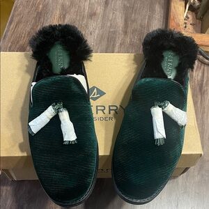 BNIB Sperry seaport tassel mule sz 10